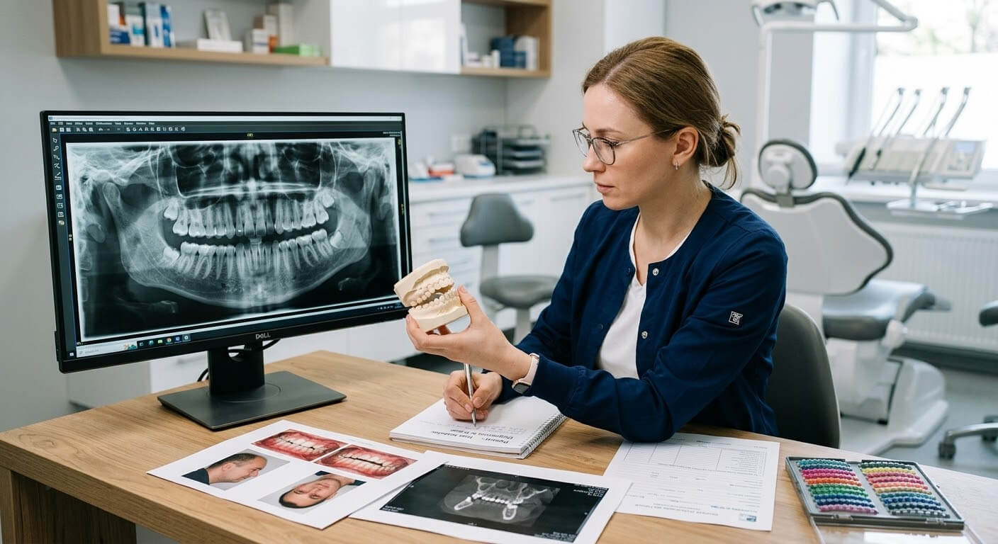 Прогнозирование изменения улыбки после брекетов