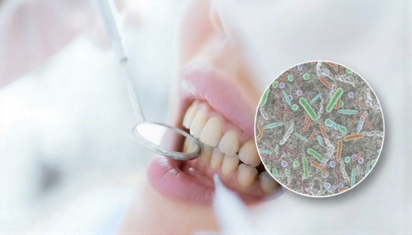 Бактериальная биопленка на эмали